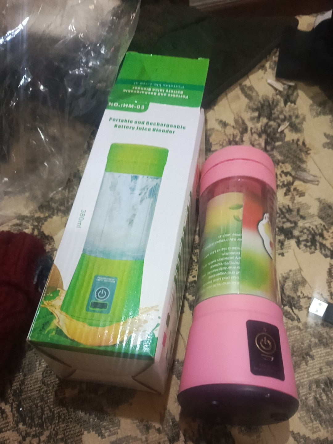 USB Rechargeable Juicer Blender 6 Blades