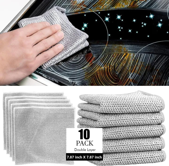 Wire Cleaning Dishcloth Set 5PCS