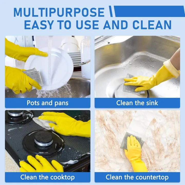 Wire Cleaning Dishcloth Set 5PCS