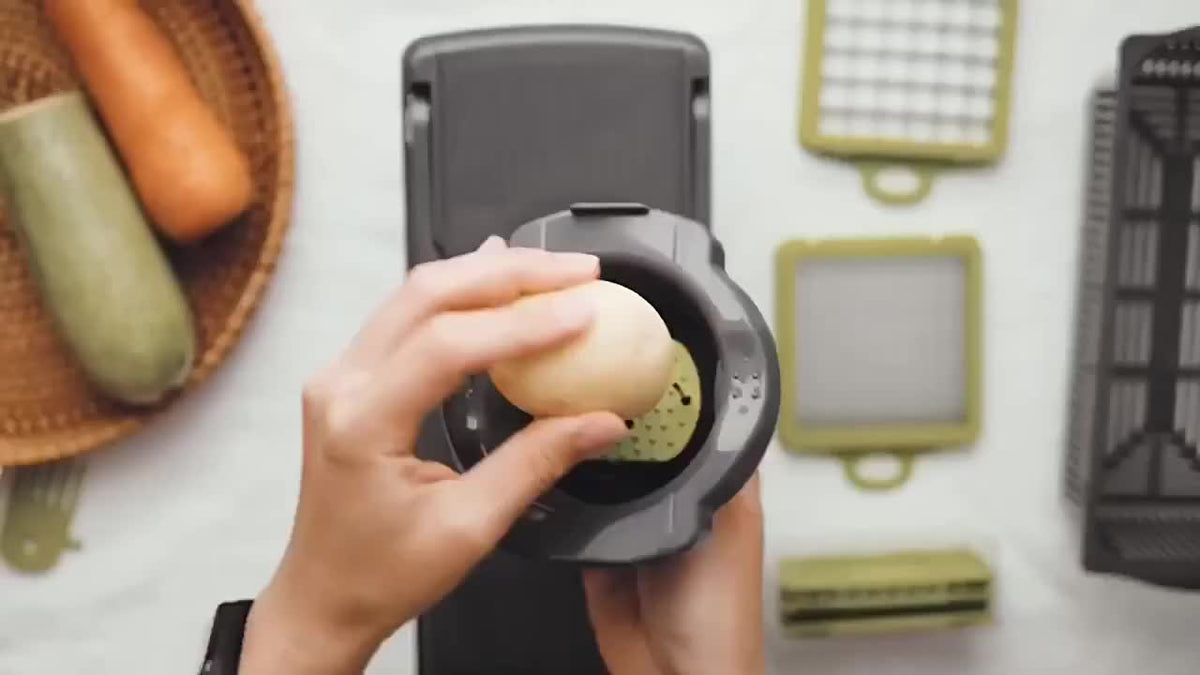 Multifunctional Chopper Slicer with 8 Blades